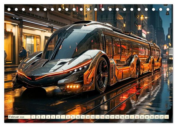 Produktbild: Busse Fantasien (Tischkalender 2026 DIN A5 quer), CALVENDO Monatskalender