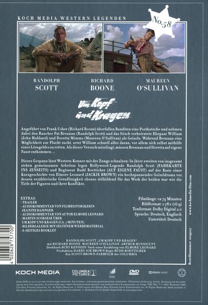 Produktbild: Um Kopf und Kragen (Edition Western-Legenden #58)