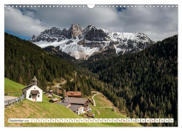 Produktbild: A JOURNEY ON THE DOLOMITES (Wall Calendar 2026 DIN A3 landscape), CALVENDO 12 Month Wall Calendar