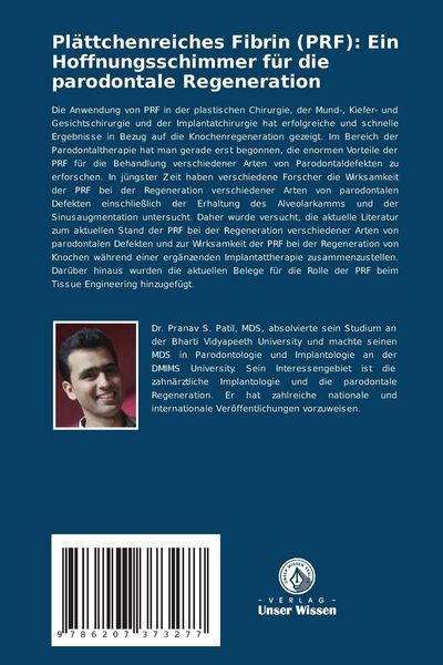 Produktbild: Pl&auml;ttchenreiches Fibrin (PRF): Ein Hoffnungsschimmer f&uuml;r die parodontale Regeneration