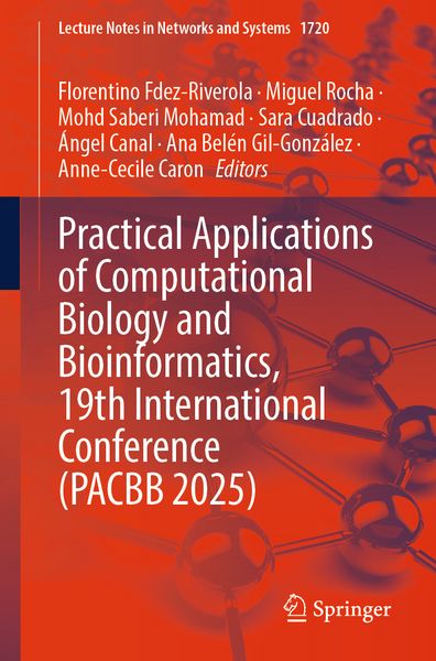 Produktbild: Practical Applications of Computational Biology and Bioinformatics, 19th International Conference (PACBB 2025)