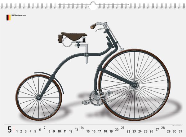 Produktbild: 2023, 12 Fahrradklassiker, Wandkalender