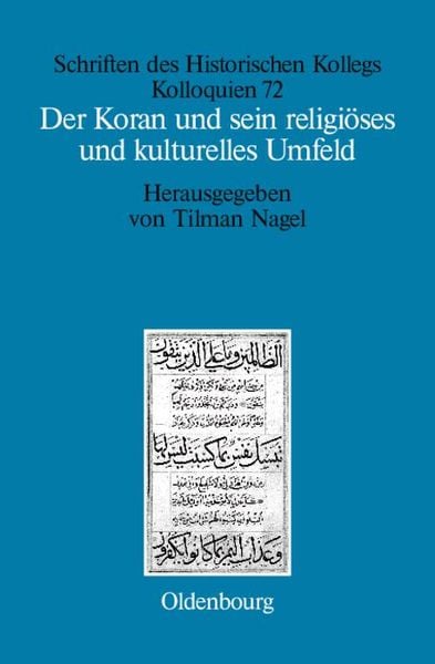 Produktbild: Der Koran und sein religi&ouml;ses und kulturelles Umfeld