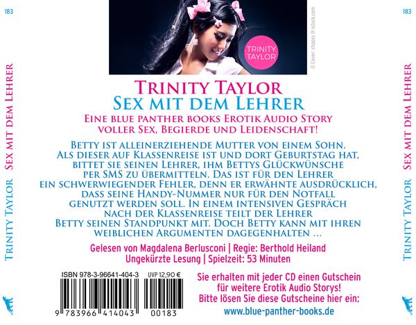 Sex Mit Dem Lehrer Erotik Audio Story Erotisches Hörbuch Audio Cd Von Trinity Taylor 