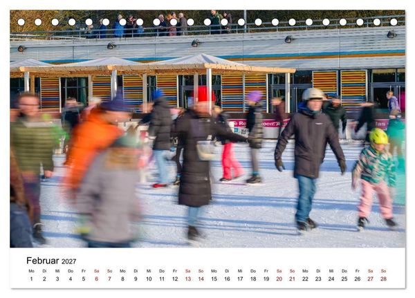 Produktbild: Hamburg Events (Tischkalender 2027 DIN A5 quer), CALVENDO Monatskalender