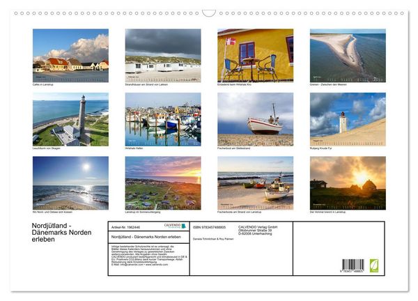 Produktbild: Nordj&uuml;tland - D&auml;nemarks Norden erleben (Wandkalender 2026 DIN A2 quer), CALVENDO Monatskalender