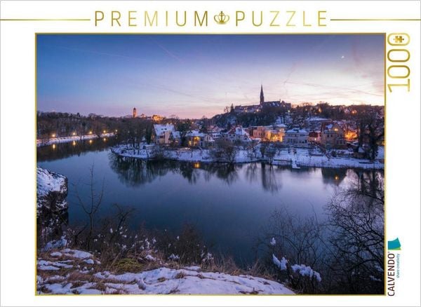 CALVENDO Puzzle Giebichenstein und Kröllwitz in Halle | 1000 Teile Lege-Größe 64x48cm Foto-Puzzle für glückliche Stunden