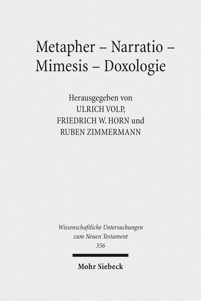 Produktbild: Metapher - Narratio - Mimesis - Doxologie