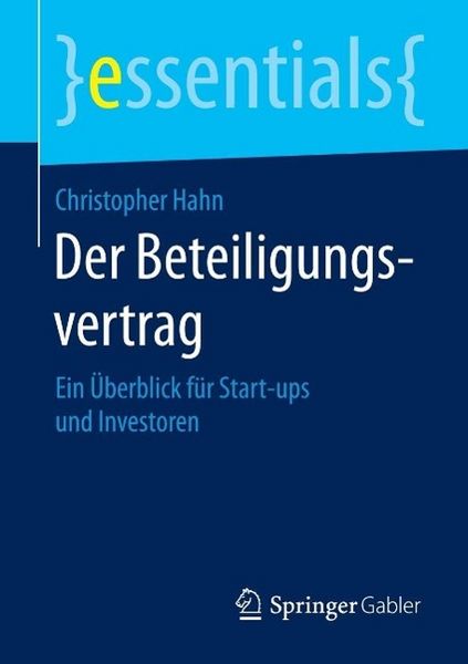 Produktbild: Der Beteiligungsvertrag