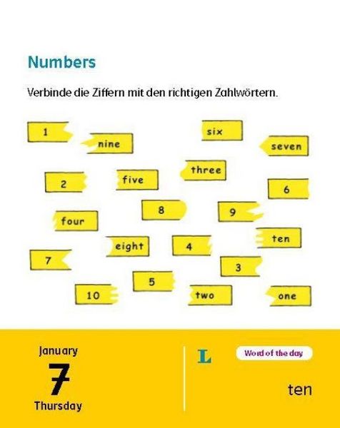 Produktbild: Langenscheidt Kinderkalender Englisch 2027