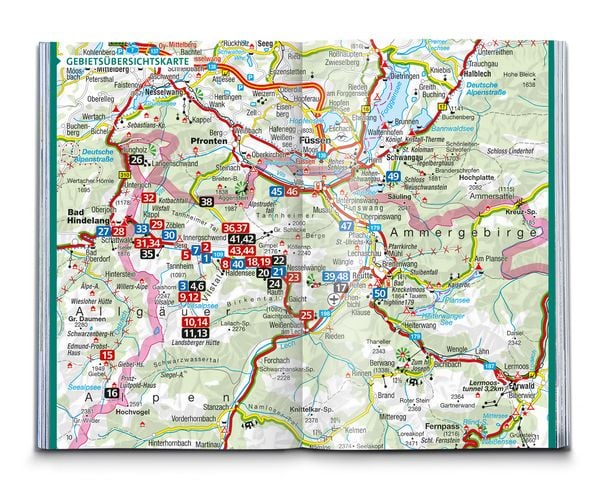 Produktbild: KOMPASS Wanderf&uuml;hrer Tannheimer Tal von Nesselw&auml;ngle bis Jungholz, 50 Touren mit Extra-Tourenkarte