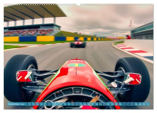 Produktbild: Formel 1 in den sechziger Jahren (hochwertiger Premium Wandkalender 2026 DIN A2 quer), Kunstdruck in Hochglanz