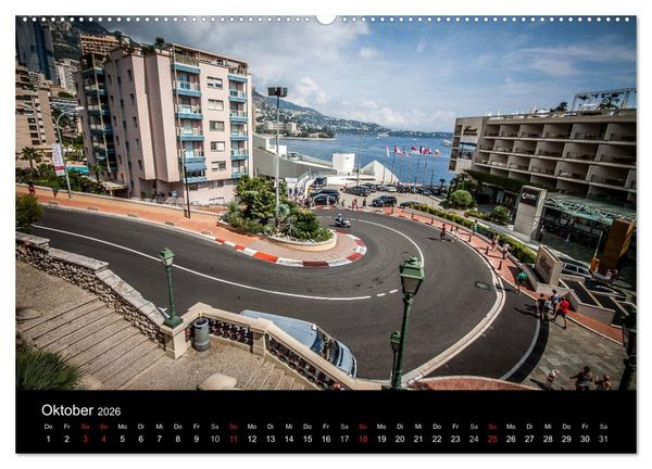 Produktbild: Monaco - Das F&uuml;rstentum an der franz&ouml;sischen Mittelmeerk&uuml;ste (hochwertiger Premium Wandkalender 2026 DIN A2 quer), Kunstdruck in Hochglanz