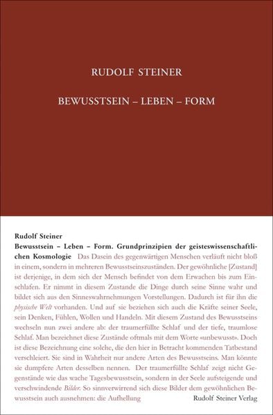 Produktbild: Bewusstsein &ndash; Leben &ndash; Form