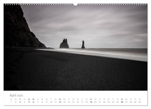 Produktbild: Island - Iceland Impressionen (Wandkalender 2026 DIN A2 quer), CALVENDO Monatskalender