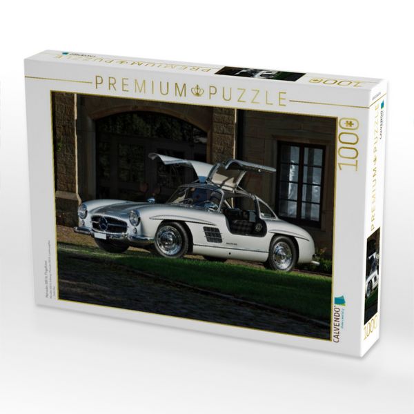 Produktbild: CALVENDO Puzzle Mercedes 300 SL Fl&uuml;gelt&uuml;rer | 1000 Teile Lege-Gr&ouml;&szlig;e 64x48cm Foto-Puzzle f&uuml;r gl&uuml;ckliche Stunden
