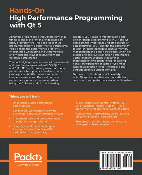Produktbild: Hands-On High Performance Programming with Qt 5