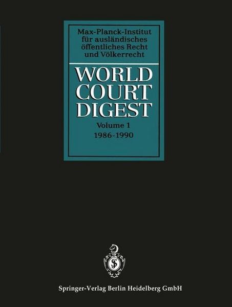 Produktbild: World Court Digest
