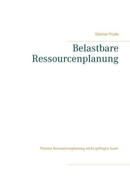 Produktbild: Belastbare Ressourcenplanung