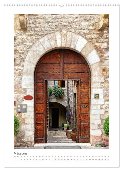 Produktbild: Assisi - Die Stadt zweier gro&szlig;er Heiliger (Wandkalender 2026 DIN A2 hoch), CALVENDO Monatskalender