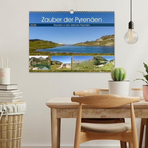 Produktbild: Zauber der Pyren&auml;en - Wandern in den &ouml;stlichen Pyren&auml;en (Wandkalender 2026 DIN A3 quer), CALVENDO Monatskalender