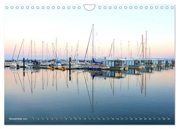 Produktbild: YACHTH&Auml;FEN AN DER OSTSEE (Wandkalender 2027 DIN A4 quer), CALVENDO Monatskalender