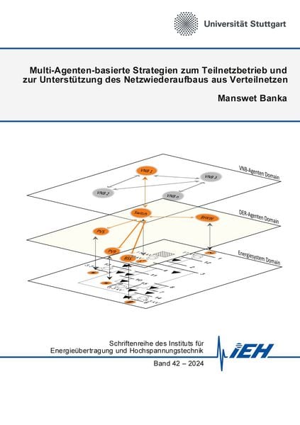 Produktbild: Multi-Agenten-basierte Strategien zum Teilnetzbetrieb und zur Unterst&uuml;tzung des Netzwiederaufbaus aus Verteilnetzen