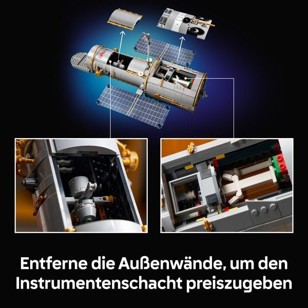 Produktbild: LEGO Icons Hubble-Weltraumteleskop - Weltall Deko Modellbau 11382