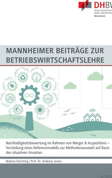 Produktbild: Nachhaltigkeitsbewertung im Rahmen von Merger & Acquisitions