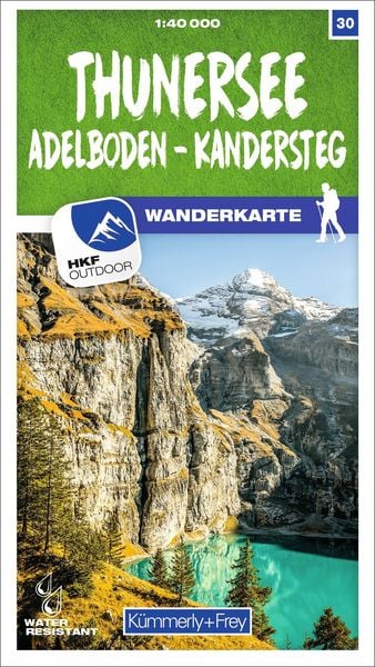 Thunersee / Adelboden - Kandersteg 30 Wanderkarte 1:40 000 matt laminiert, Sonstige von , Kümmerly+Frey, 9783259023303