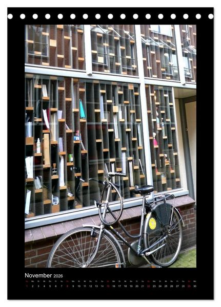 Produktbild: Amsterdam (Tischkalender 2026 DIN A5 hoch), CALVENDO Monatskalender