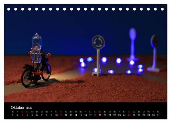 Produktbild: Bernie Blitz - Eine Birne sucht Erleuchtung (Tischkalender 2026 DIN A5 quer), CALVENDO Monatskalender