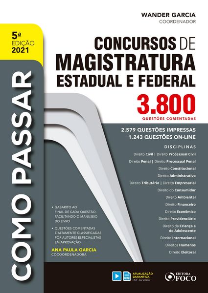 Produktbild: Concursos de magistratura estadual e federal