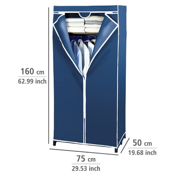 Produktbild: Kleiderschrank Air mit Ablage, Stoffschrank, Faltschrank