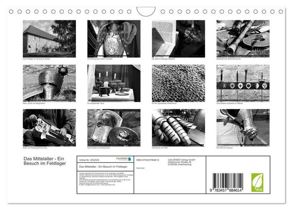 Produktbild: Das Mittelalter - Ein Besuch im Feldlager (Wandkalender 2026 DIN A4 quer), CALVENDO Monatskalender