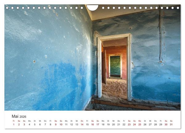 Produktbild: Kolmannskuppe Die Geisterstadt in der Sandw&uuml;ste (Wandkalender 2026 DIN A4 quer), CALVENDO Monatskalender