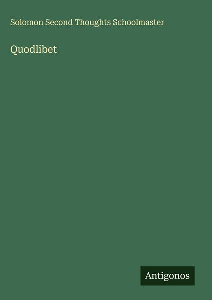 Produktbild: Quodlibet