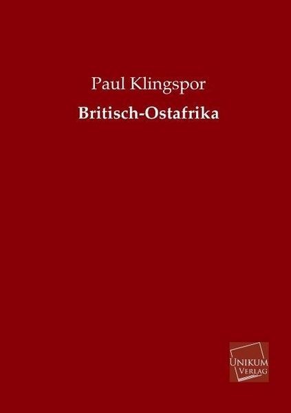 Produktbild: Klingspor, P: Britisch-Ostafrika