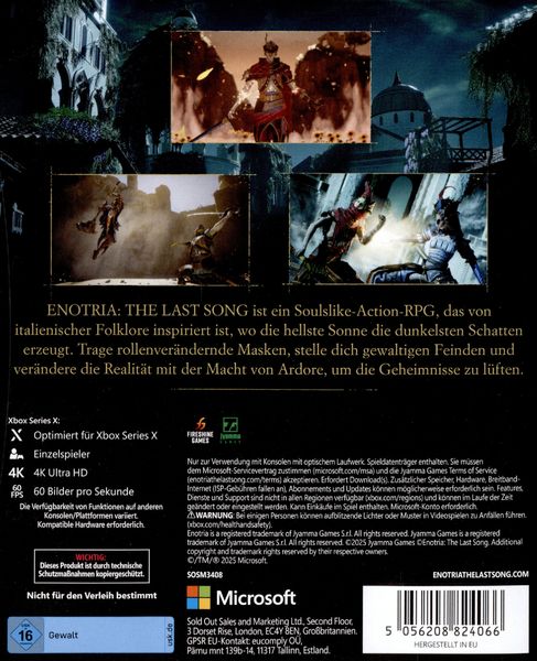Produktbild: Enotria - The Last Song