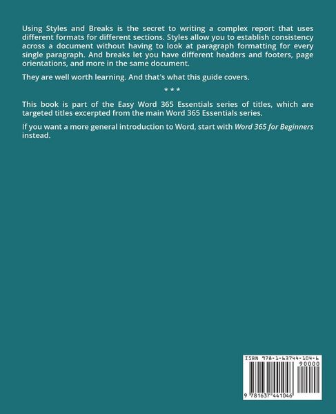 Produktbild: Word 365 Styles and Breaks