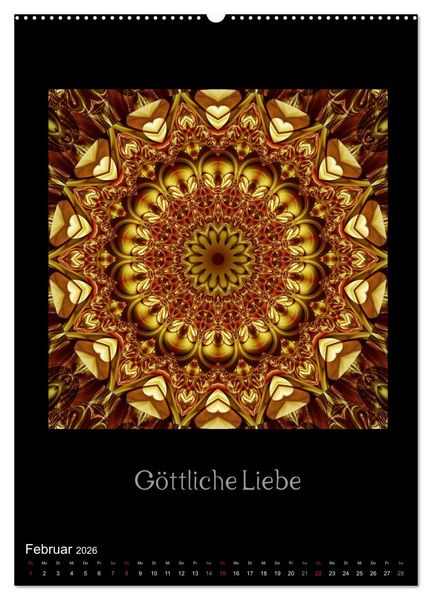 Produktbild: Mandalas - Spiegel der Seele (Wandkalender 2026 DIN A2 hoch), CALVENDO Monatskalender
