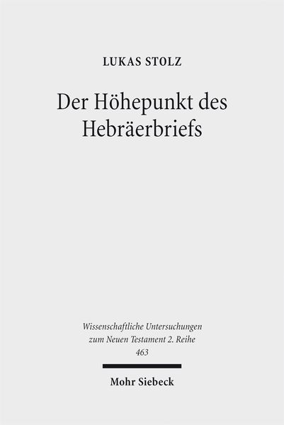 Produktbild: Der H&ouml;hepunkt des Hebr&auml;erbriefs