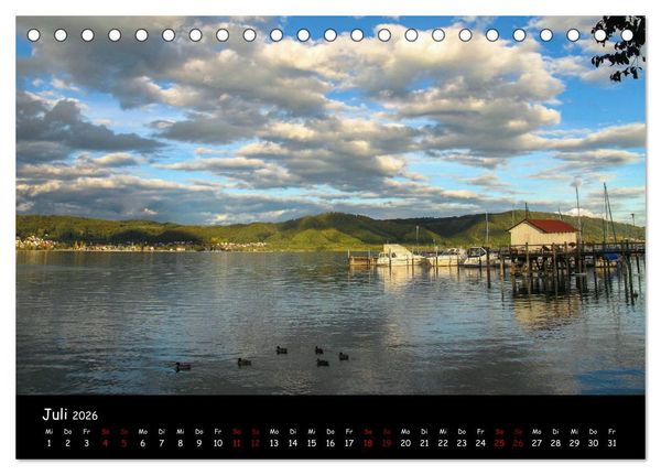 Produktbild: Traumhaft sch&ouml;ner Bodensee (Tischkalender 2026 DIN A5 quer), CALVENDO Monatskalender