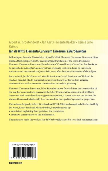 Produktbild: Jan de Witt&rsquo;s Elementa Curvarum Linearum