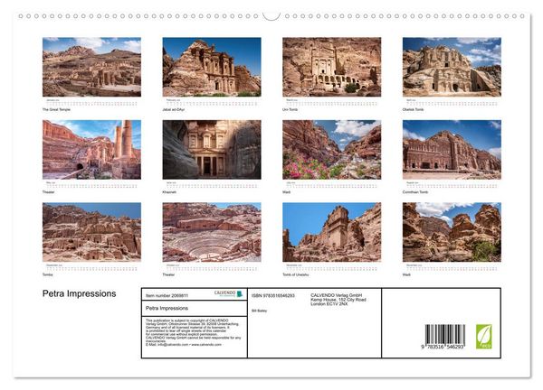 Produktbild: Petra Impressions (High Quality Premium Wall Calendar 2026 DIN A2 landscape),CALVENDO 12 Month Wall Calendar