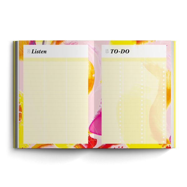 Produktbild: Terminplaner 2024/2025: Der ideale Terminkalender ohne Datum mit stabilem Hardcover. Organizer, Buchplaner aus der Art.Collection von Stay Inspired