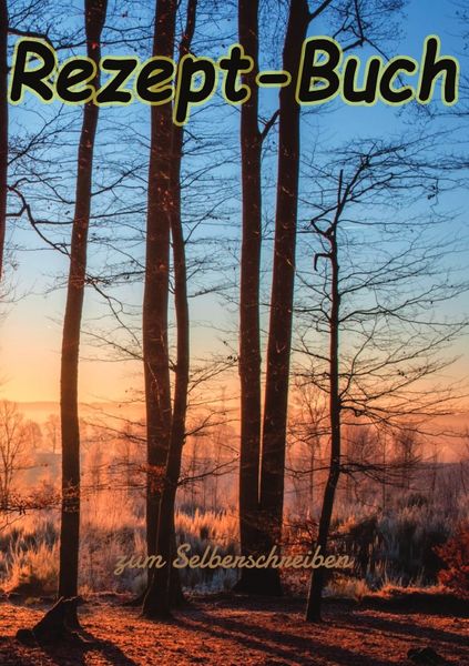 Produktbild: Rezeptbuch zum selberschreiben mit Register I Kochbuch I Backbuch I Platz f&uuml;r 125 Rezepte