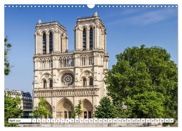 Produktbild: PARIS Franz&ouml;sisches Flair und Historie (Wandkalender 2026 DIN A3 quer), CALVENDO Monatskalender