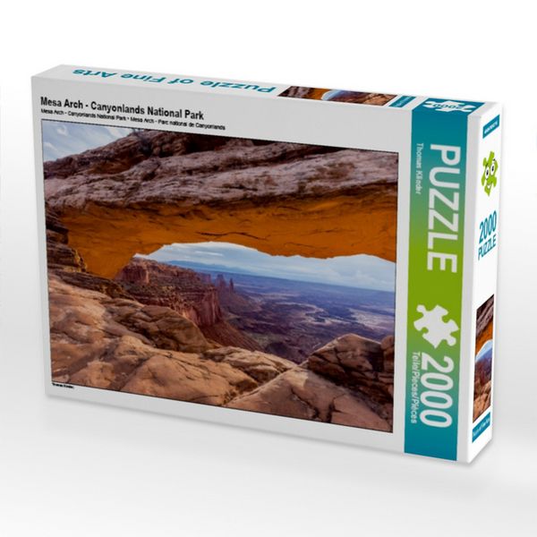 CALVENDO Puzzle Mesa Arch - Canyonlands National Park | 2000 Teile Lege-Größe 90x67cm Foto-Puzzle für glückliche Stunden