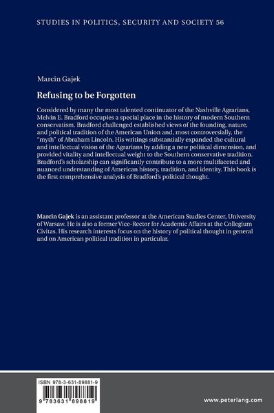Produktbild: Refusing to be Forgotten